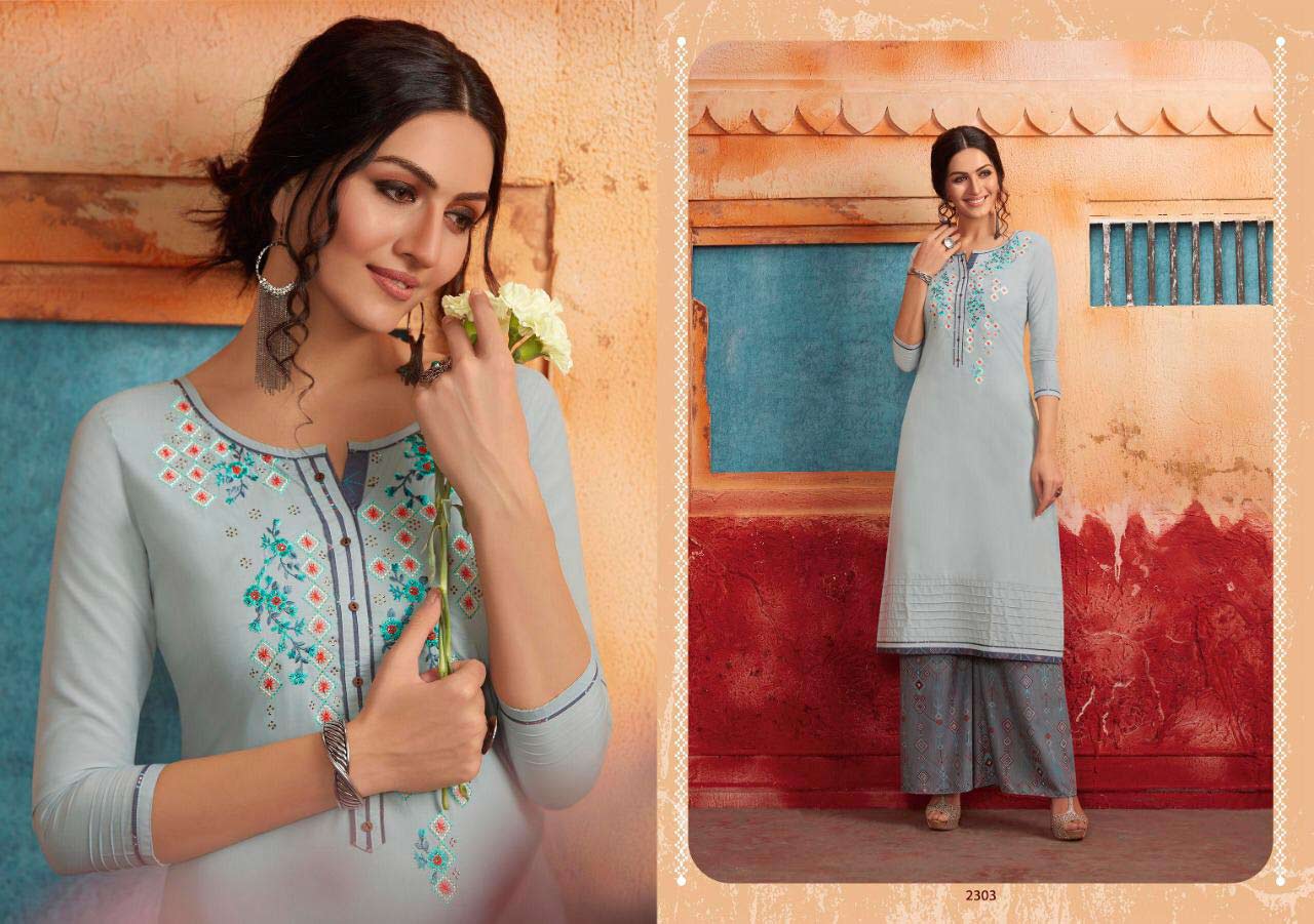 First Look Rangoon Swarovski Work Palazzo Kurti First Look Rangoon Swarovski Work Palazzo Kurti